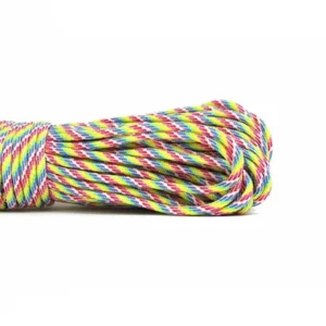 rainbow paracord lanyard 7 strands